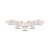 Thumbnail Image 3 of Marquise & Round-Cut Diamond Contour Ring 1/3 ct tw 14K Rose Gold