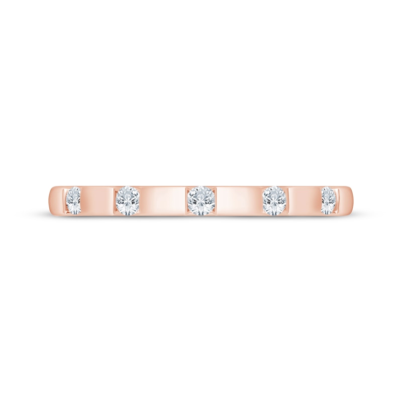 Diamond Five-Stone Anniversary Ring 1/6 ct tw 10K Rose Gold