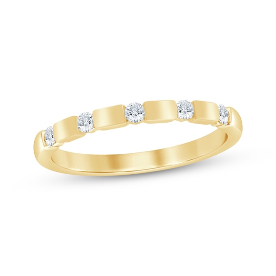 Diamond Five-Stone Anniversary Ring 1/6 ct tw 10K Gold