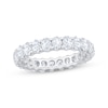 Thumbnail Image 0 of Oval-Cut Diamond Eternity Ring 2 ct tw 14K White Gold