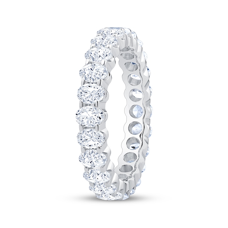 Oval-Cut Diamond Eternity Ring 2 ct tw 14K White Gold