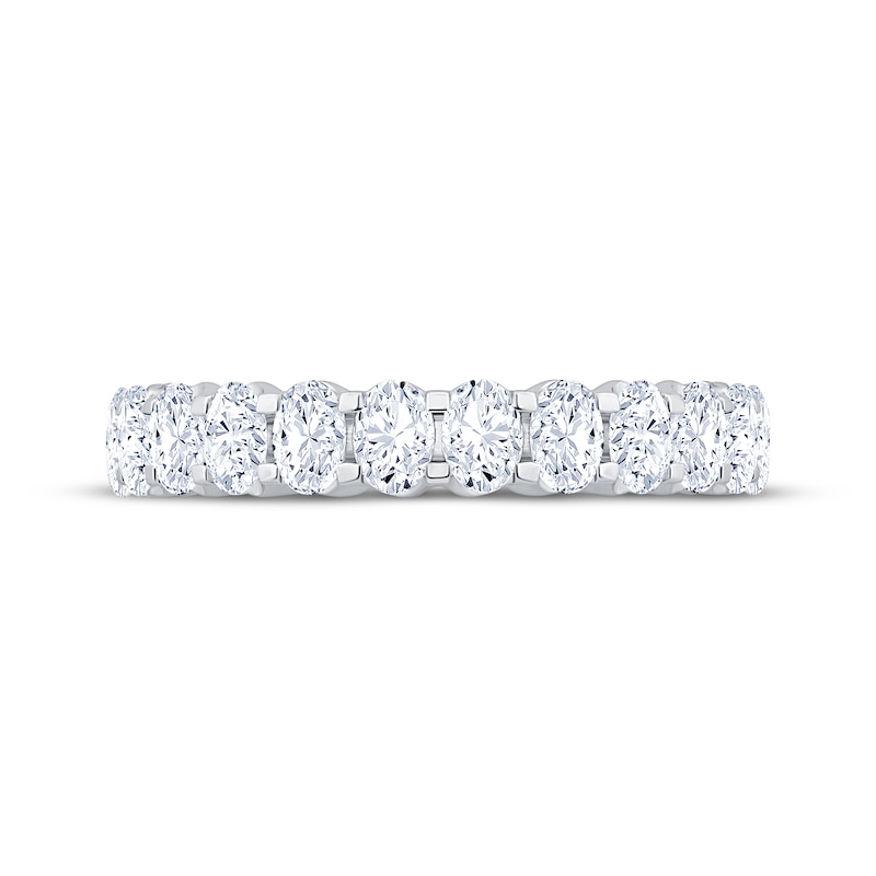 Oval-Cut Diamond Eternity Ring 2 ct tw 14K White Gold