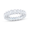 Thumbnail Image 0 of Oval-Cut Diamond Eternity Ring 4 ct tw 14K White Gold