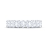 Thumbnail Image 2 of Oval-Cut Diamond Eternity Ring 4 ct tw 14K White Gold