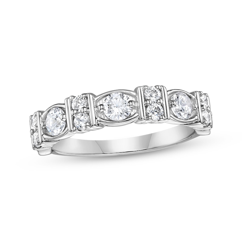 Main Image 1 of Diamond Anniversary Ring 1 ct tw 14K White Gold