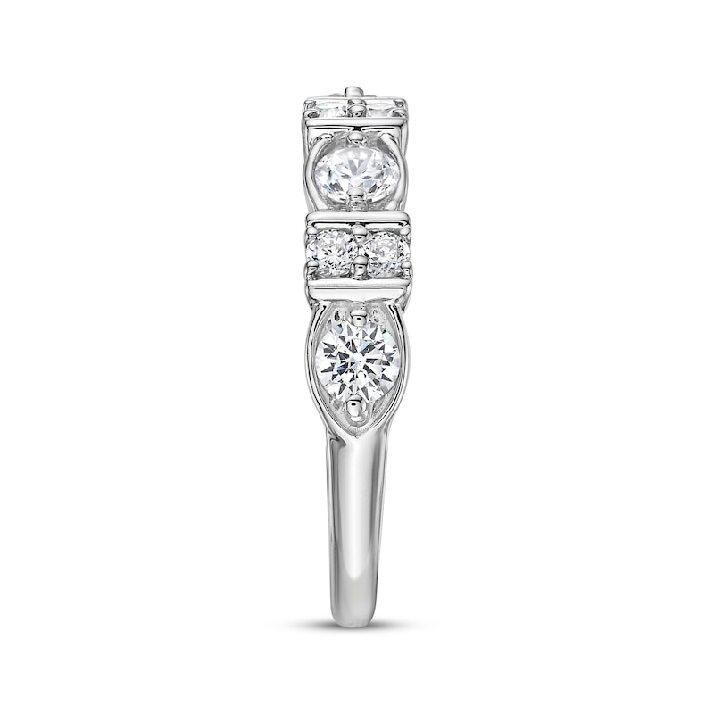 Main Image 2 of Diamond Anniversary Ring 1 ct tw 14K White Gold