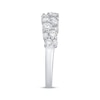 Thumbnail Image 1 of Diamond Staggered Anniversary Ring 1 ct tw 14K White Gold