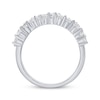 Thumbnail Image 2 of Diamond Staggered Anniversary Ring 1 ct tw 14K White Gold