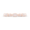 Thumbnail Image 3 of Diamond Milgrain Anniversary Ring 1/10 ct tw 10K Rose Gold