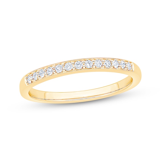 Diamond Anniversary Ring 1/8 ct tw 10K Yellow Gold