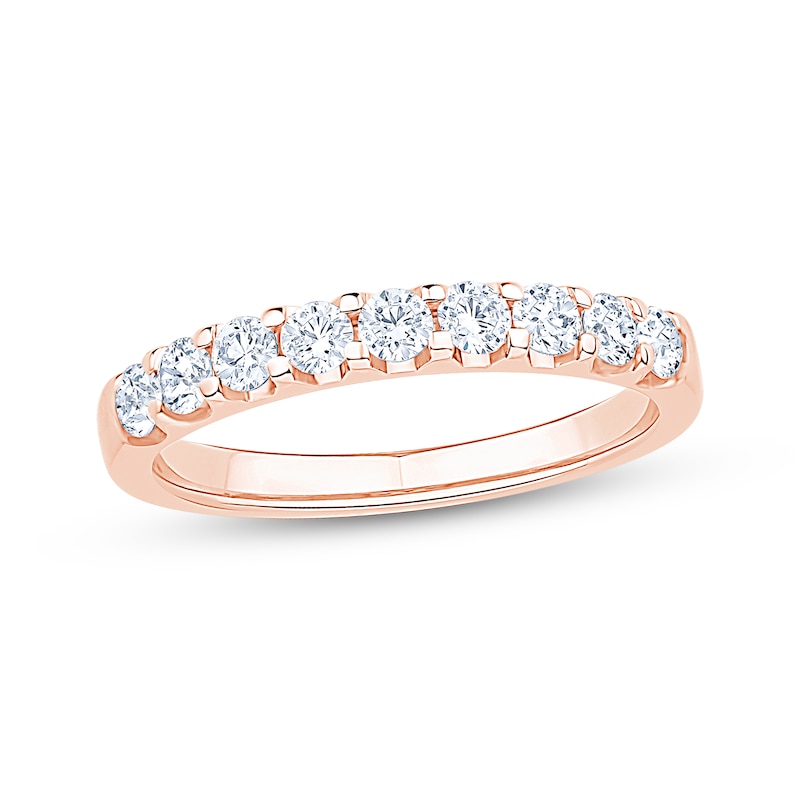 Main Image 1 of Diamond Anniversary Ring 1/2 ct tw 14K Rose Gold