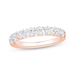 Diamond Anniversary Ring 1 ct tw 14K Rose Gold