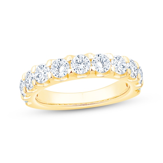 Diamond Anniversary Ring 2 ct tw 14K Yellow Gold