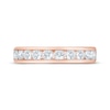 Thumbnail Image 3 of Now + Forever Diamond Channel Anniversary Ring 1 ct tw 14K Rose Gold