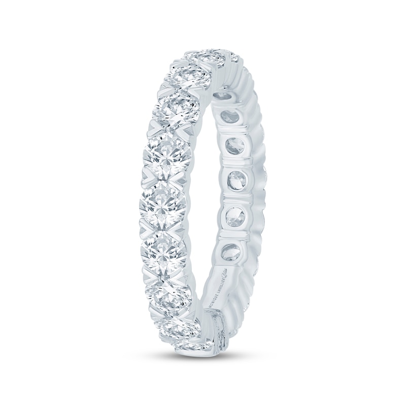 Main Image 2 of Monique Lhuillier Bliss Lab-Grown Diamond Eternity Ring 3 ct tw 18K White Gold