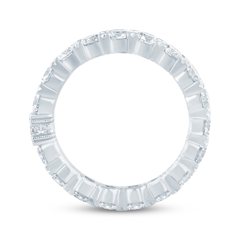 Main Image 3 of Monique Lhuillier Bliss Lab-Grown Diamond Eternity Ring 3 ct tw 18K White Gold