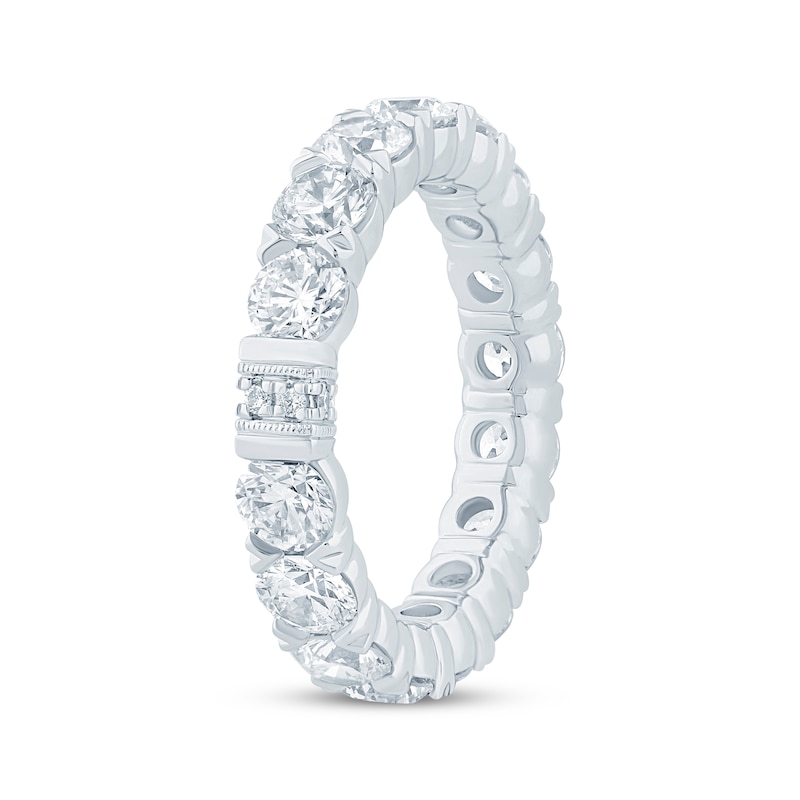 Main Image 2 of Monique Lhuillier Bliss Lab-Grown Diamond Eternity Ring 4 ct tw 18K White Gold