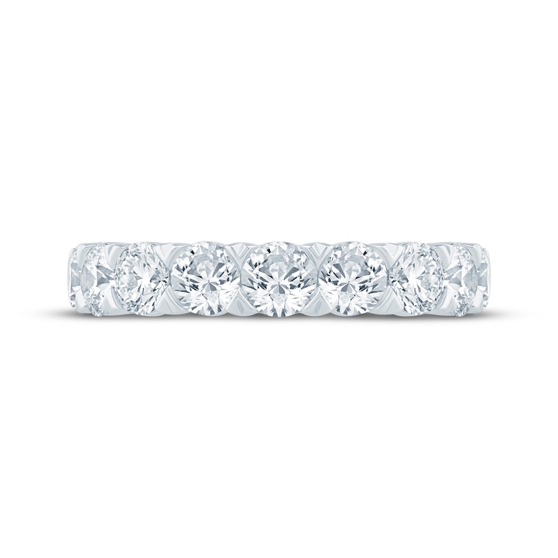 Main Image 4 of Monique Lhuillier Bliss Lab-Grown Diamond Eternity Ring 4 ct tw 18K White Gold