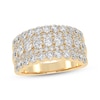 Thumbnail Image 1 of Lab-Grown Diamonds by KAY Five-Row Anniversary Ring 2 ct tw 14K Yellow Gold