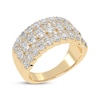 Thumbnail Image 2 of Lab-Grown Diamonds by KAY Five-Row Anniversary Ring 2 ct tw 14K Yellow Gold