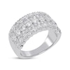 Thumbnail Image 1 of Lab-Created Diamonds by KAY Five-Row Anniversary Ring 2 ct tw 14K White Gold