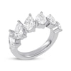 Thumbnail Image 2 of Lab-Grown Diamonds by KAY Pear-Shaped Anniversary Ring 3 ct tw 14K White Gold