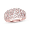 Thumbnail Image 1 of Diamond Swirl Anniversary Ring 3/4 ct tw 14K Rose Gold