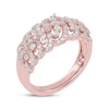 Thumbnail Image 2 of Diamond Swirl Anniversary Ring 3/4 ct tw 14K Rose Gold