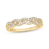 Thumbnail Image 1 of Diamond Braided Anniversary Ring 1/4 ct tw 10K Yellow Gold