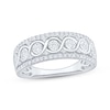 Thumbnail Image 1 of Diamond Twist Anniversary Ring 1/2 ct tw 10K White Gold