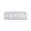 Thumbnail Image 3 of Diamond Twist Anniversary Ring 1/2 ct tw 10K White Gold