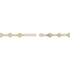 Thumbnail Image 4 of Italian Brilliance Diamond-Cut Diamond-Shaped Link Bracelet 14K Yellow Gold 8.5&quot;