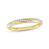 Thumbnail Image 1 of Diamond Twist Anniversary Ring 1/4 ct tw 10K Yellow Gold