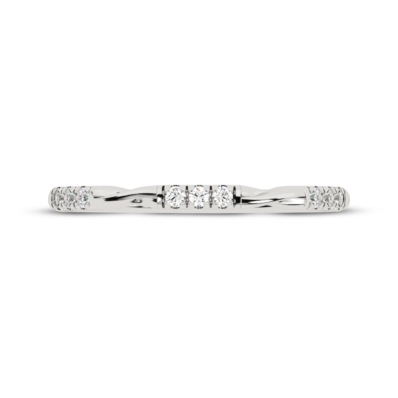 Main Image 3 of Diamond Anniversary Ring 1/6 ct tw 10K White Gold