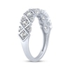 Thumbnail Image 2 of Diamond Geometric Anniversary Ring 1/2 ct tw 14K White Gold