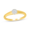 Thumbnail Image 1 of Multi-Diamond Promise Ring 1/10 ct tw 10K Yellow Gold