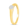 Thumbnail Image 2 of Multi-Diamond Promise Ring 1/10 ct tw 10K Yellow Gold