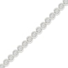 Thumbnail Image 2 of Diamond Swirl Link Bracelet 1 ct tw 10K White Gold 7&quot;