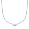 Thumbnail Image 1 of Lab-Grown Diamonds by KAY Riviera Necklace 4 ct tw 14K White Gold 16&quot;