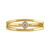 Thumbnail Image 3 of STUDIO BY KAY Diamond Split-Shank Ring 1/20 ct tw 10K Yellow Gold