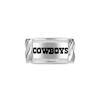 Thumbnail Image 1 of True Fans Dallas Cowboys 1/10ct tw Diamond &quot;COWBOYS&quot; Chain Ring Sterling Silver