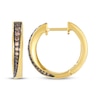 Thumbnail Image 3 of Le Vian Diamond Graduating Hoop Earrings 1/4 ct tw 14K Honey Gold