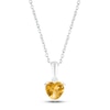 Thumbnail Image 1 of Citrine Birthstone Necklace Sterling Silver 18&quot;