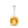 Thumbnail Image 0 of Citrine Birthstone Pendant Sterling Silver