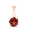 Thumbnail Image 1 of Garnet Birthstone Pendant 10K Rose Gold