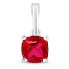 Thumbnail Image 1 of Lab-Created Ruby Birthstone Pendant Sterling Silver