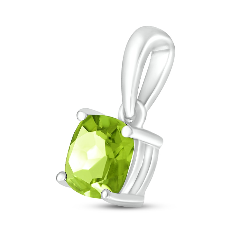 Main Image 2 of Peridot Birthstone Pendant Sterling Silver