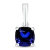 Thumbnail Image 1 of Blue Lab-Created Sapphire Birthstone Pendant 10K White Gold