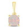 Thumbnail Image 1 of Lab-Created Opal Birthstone Pendant 10K Yellow Gold