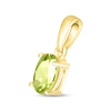 Thumbnail Image 2 of Peridot Birthstone Pendant 10K Yellow Gold